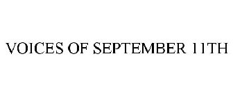 VOICES OF SEPTEMBER 11TH