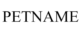 PETNAME