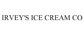 IRVEY'S ICE CREAM CO