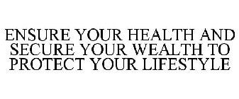 ENSURING YOUR HEALTH AND SECURING YOUR WEALTH TO PROTECT YOUR LIFESTYLE