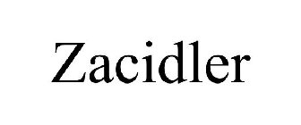 ZACIDLER