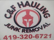 C&F HAULING JUNK REMOVAL 419-320-6721