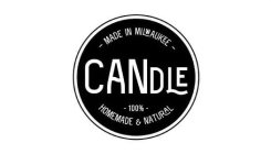 - MADE IN MILWAUKEE - CANDLE -100%- HOMEMADE & NATURAL