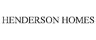 HENDERSON HOMES
