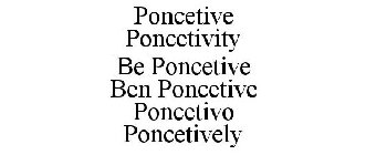 PONCETIVE PONCETIVITY BE PONCETIVE BEN PONCETIVE PONCETIVO PONCETIVELY