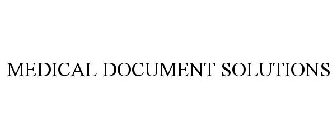 MEDICAL DOCUMENT SOLUTIONS