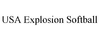 USA EXPLOSION SOFTBALL