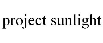 PROJECT SUNLIGHT