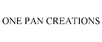 ONE PAN CREATIONS