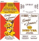 DOWNRIVER BREWING CO. LEMON FLAVORED HARD TEA FULLY SWEETENED READY TO SERVE GIMME A ZIMMIE! HARD JUST POUR IT! DOWNRIVER BREWING CO. AND ZIMMERMAN'S DAIRY PRESENT GIMME A ZIMMIE! HARD ICED TEA LEMON 