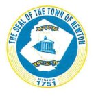 THE SEAL OF THE TOWN OF NEWTON SETTLED IN 1751 NEWTON N.J. THE COUNTY SEAT