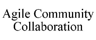 AGILE COMMUNITY COLLABORATION