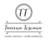 TT TAVERNA TOSCANA RUSTIC ITALIAN + CRAFT COCKTAILST COCKTAILS