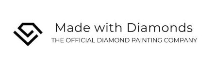 MADE WITH DIAMONDS THE OFFICIAL DIAMOND PAINTING COMPANY