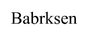 BABRKSEN
