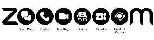 ZOOOOOOM TEAM CHAT PHONE MEETINGS ROOMS EVENTS CONTACT CENTER