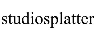 STUDIOSPLATTER