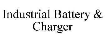 INDUSTRIAL BATTERY & CHARGER