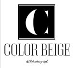 C COLOR BEIGE ART THAT MAKES YOU FEEL