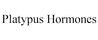 PLATYPUS HORMONES