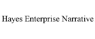 HAYES ENTERPRISE NARRATIVE