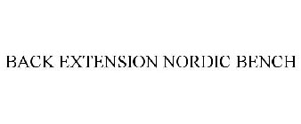 BACK EXTENSION NORDIC BENCH