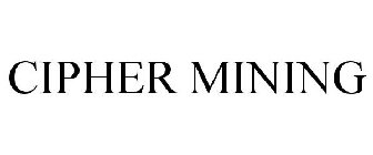 CIPHER MINING