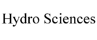 HYDRO SCIENCES