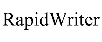 RAPIDWRITER