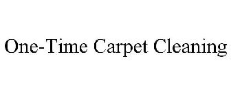ONE-TIME CARPET CLEANING
