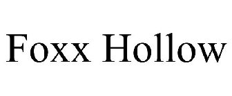 FOXX HOLLOW
