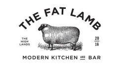 THE FAT LAMB THE HIGH LANDS 20-16 MODERN KITCHEN AND BAR
