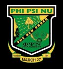 PHI PSI NU THE NEW ORDER PH PS FRATERNITY FOUNDED MARCH 27 1991