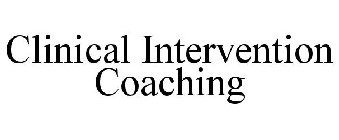 CLINICAL INTERVENTION COACHING