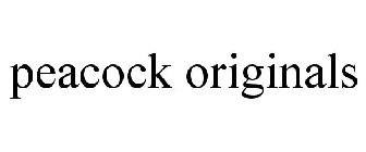 PEACOCK ORIGINALS