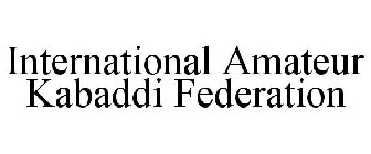 INTERNATIONAL AMATEUR KABADDI FEDERATION