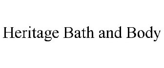 HERITAGE BATH AND BODY