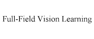 FULL-FIELD VISION LEARNING