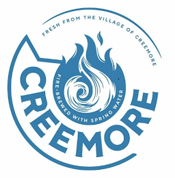 CREEMORE FRESH FROM THE VILLAGE OF CREEMORE FIRE-BREWED WITH SPRING WATER