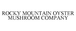 ROCKY MOUNTAIN OYSTER MUSHROOM COMPANY