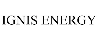 IGNIS ENERGY