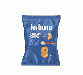 TURBANA PLANTAIN CHIPS LIGHTLY SALTED