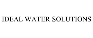 IDEAL WATER SOLUTIONS