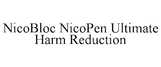 NICOBLOC NICOPEN ULTIMATE HARM REDUCTION