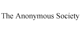 THE ANONYMOUS SOCIETY