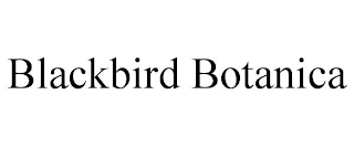 BLACKBIRD BOTANICA
