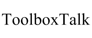 TOOLBOXTALK