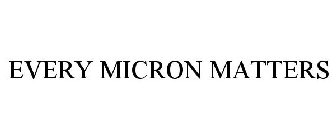 EVERY MICRON MATTERS