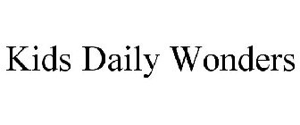 KIDS DAILY WONDERS