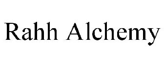 RAHH ALCHEMY
